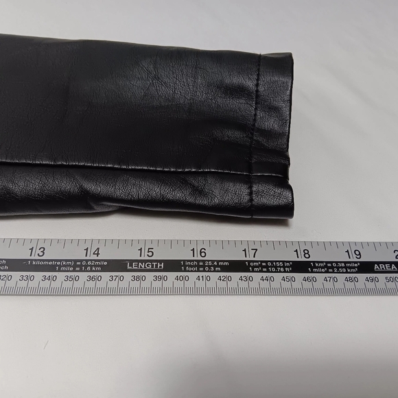 Max Studio Faux leather ladies moto jacket - Picture 4 of 7